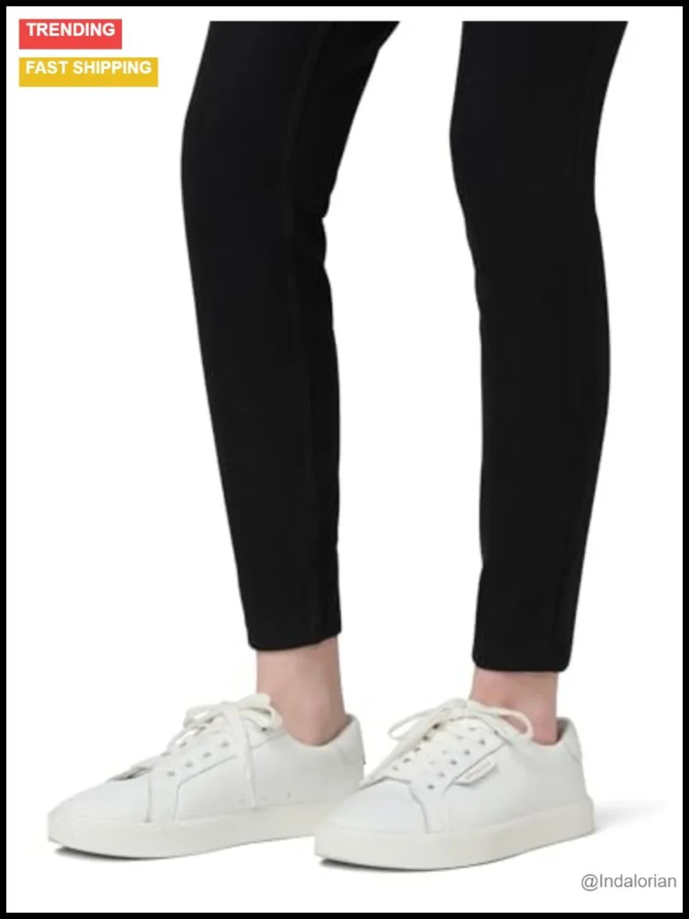 HUE Women's Ultra Soft Fleece Lined Denim Leggings High Waist Skinny